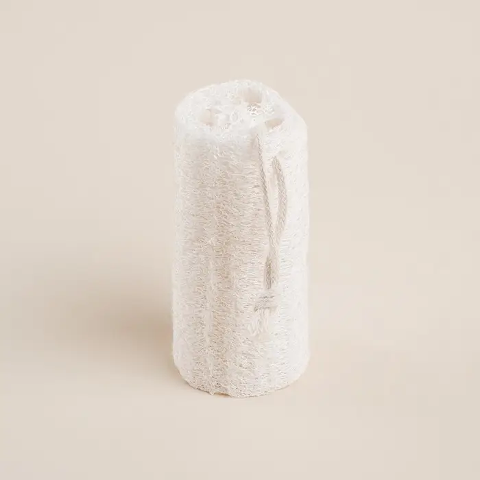 Мочалки для ванной SL Home &laquo;Ортика&raquo;, 3 мочалки, розочка, варежка, люффа, бежевые