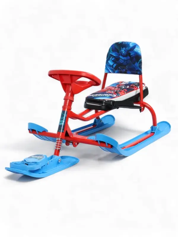 Снегокат «Трансформер», со спинкой, красный, синий, ТС4-1/ТР Snow Cat Снегокат «Трансформер», со спинкой, красный, синий, ТС4-1/ТР Snow Cat