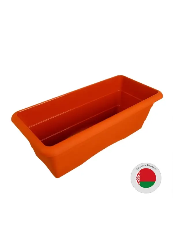 Ящик балконный для цветов, 10 л, 47&times;22&times;16.5 см, пластиковый, цвет терракот