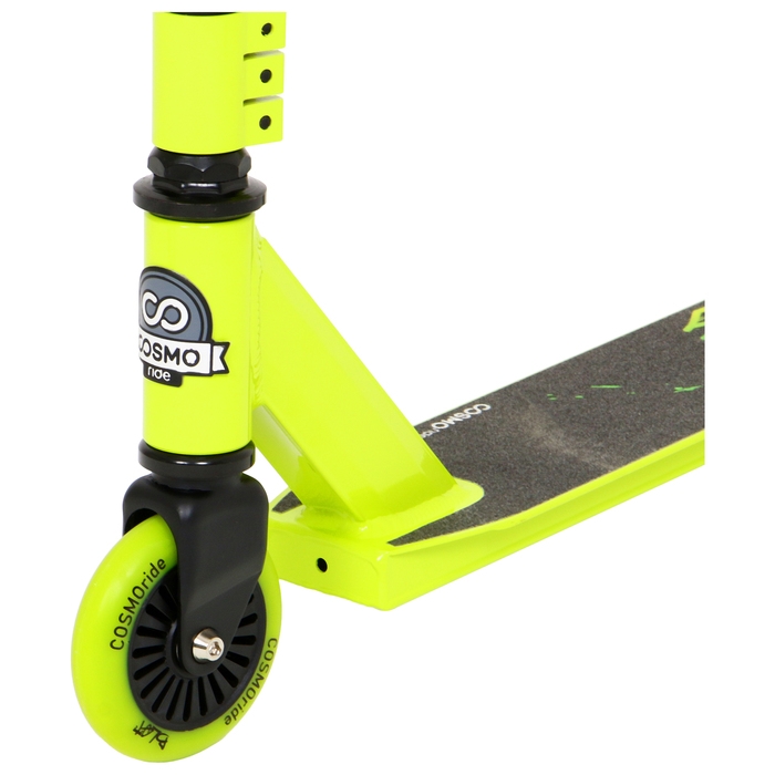 Самокат трюковой COSMORIDE BLOT, колёса PU 100 мм, ABEC 7, цвет салатовый Самокат трюковой COSMORIDE BLOT, колёса PU 100 мм, ABEC 7, цвет салатовый