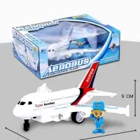 Самолёт радиоуправляемый &laquo;Авиалиния&raquo;, работает от батареек, МИКС