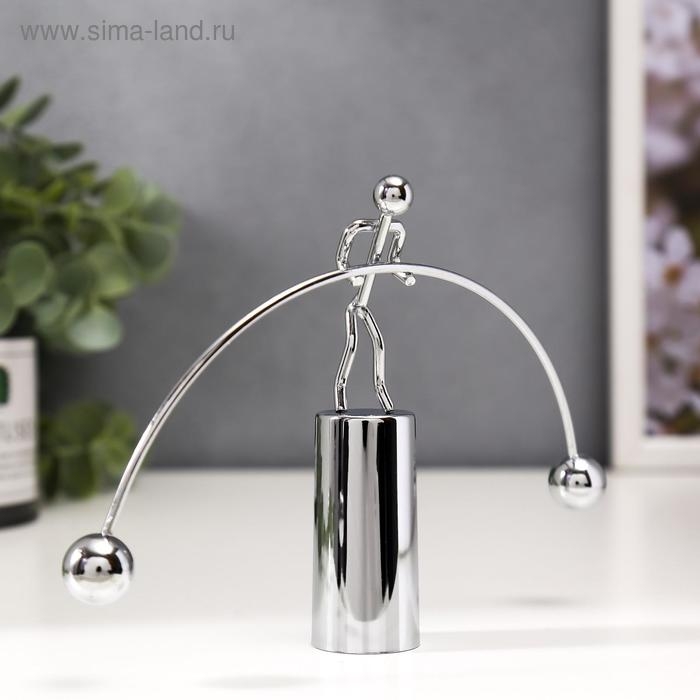 Маятник металл Маятник металл "Штангист" 11х18х2,7 см