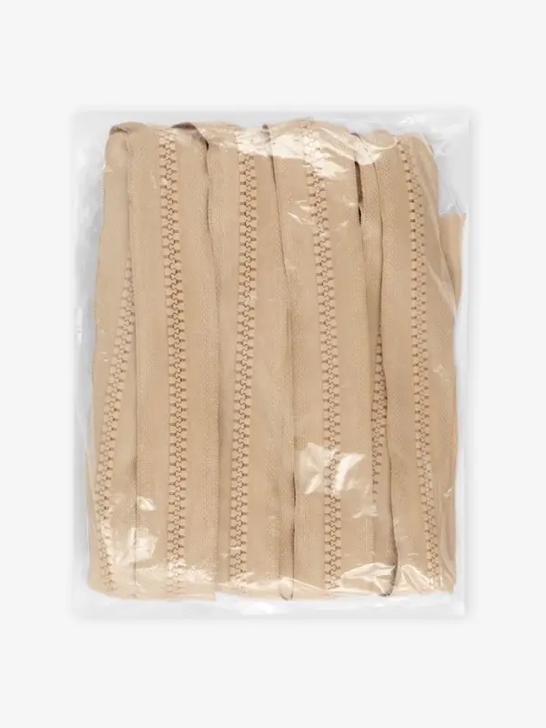 Молния &laquo;Трактор&raquo;, №8, разъёмная, замок автомат, 80 см, бежевая