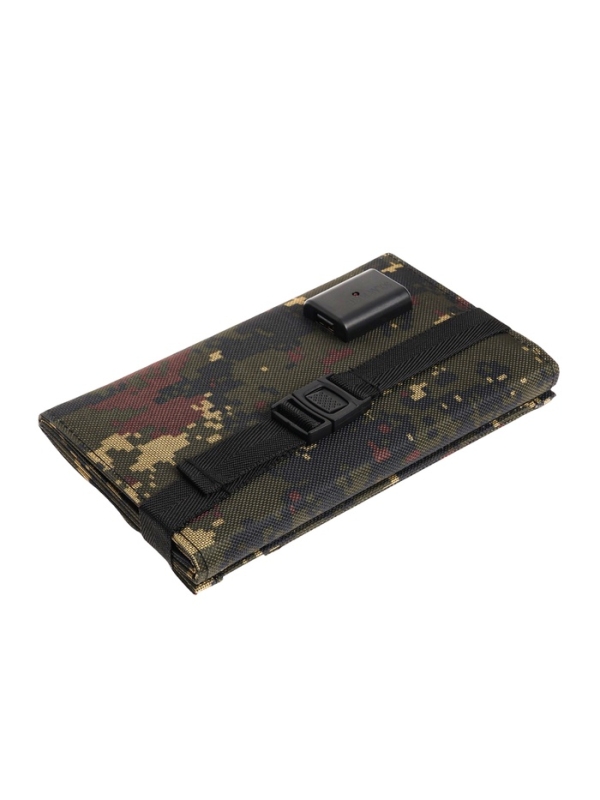 Солнечная панель для зарядки телефона, складная, 4 панели, 21 Вт, 44×16.5×0.3 см, хаки Солнечная панель для зарядки телефона, складная, 4 панели, 21 Вт, 44×16.5×0.3 см, хаки