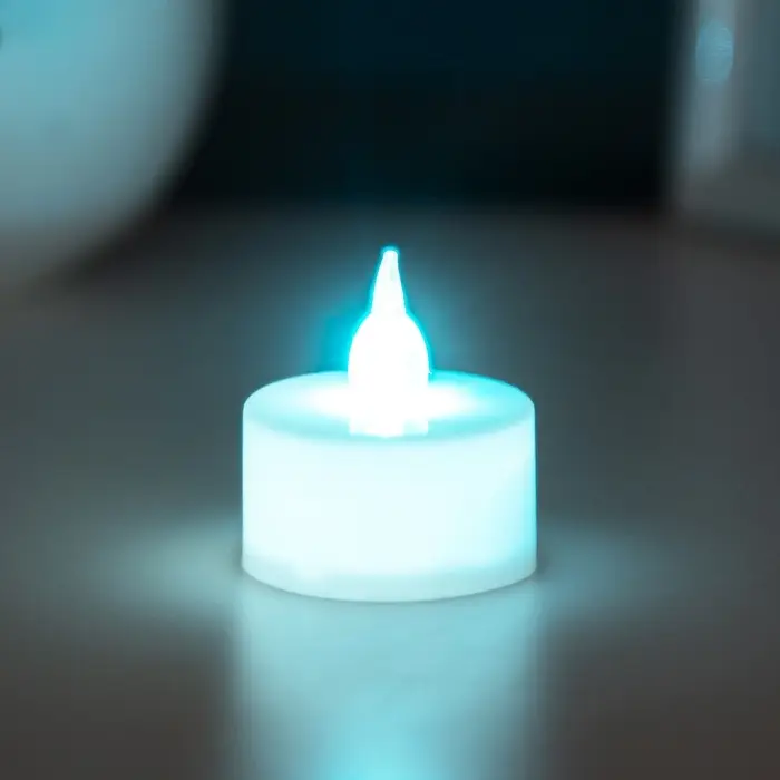 Светодиодная свеча, ночник LED RISALUX «Малая», RGB, h=4 см