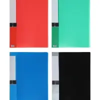 Папка А4, 20 файлов, 400 мкм, МИКС