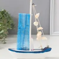 Сувенир интерьерный "Судно с маяком" 3,7х16х21,3 см