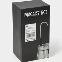 Кофеварка гейзерная Magistro Semi, на 6 чашек, 300 мл, нержавеющая сталь 430
