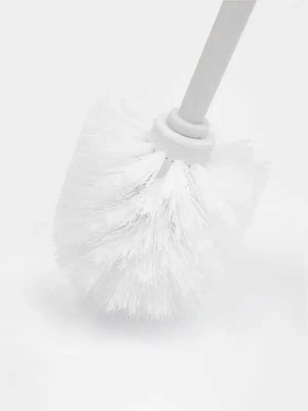 Ёрш для унитаза, нержавеющая сталь, белый