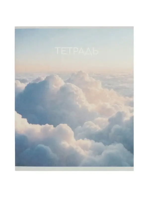 Набор тетрадей из 10 штук, 24 листа в линейку Calligrata &laquo;Облака&raquo;, блок офсет, 5 видов