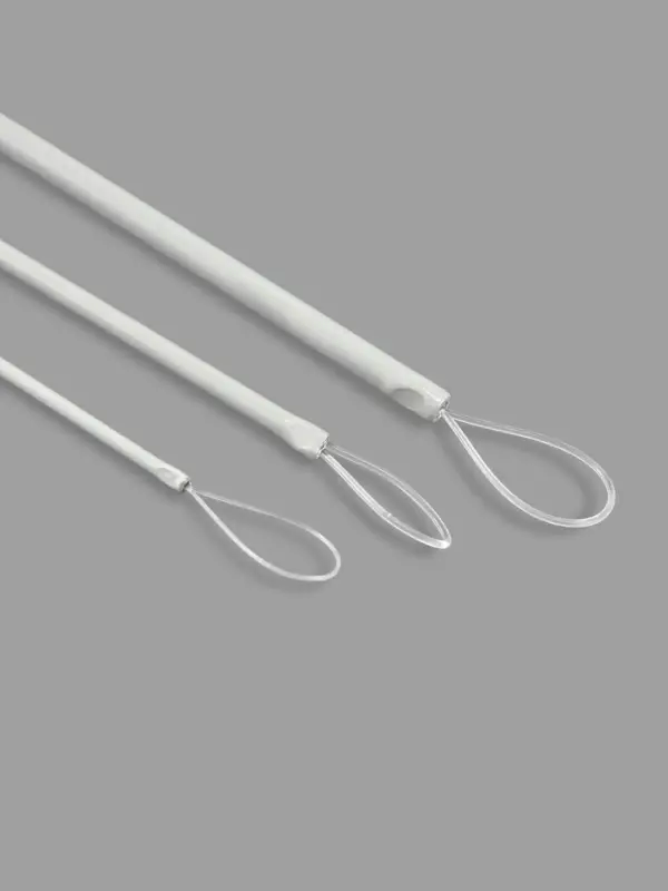 Набор спиц для продевания резинки/тесьмы/шнура, d=2/3/4 мм, 3 шт., серый