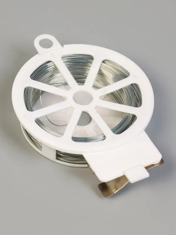 Проволока подвязочная 50 м, толщина 0.7 мм, металл (цинк), Greengo