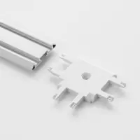 Коннектор SLIM т-образный, 4-жильный, белый, 0.7&times;4&times;2 см