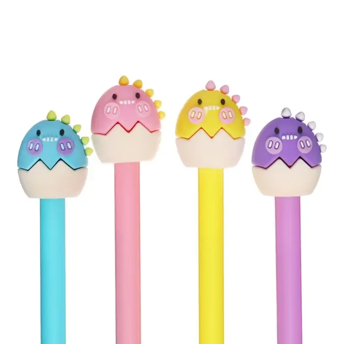 Ручка - прикол гелевая «Динозаврик» МИКС