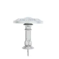 Держатель для штор CAPPIO KS031, d=95 мм, цвет серебро, 2 шт.