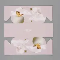 Коробка для капкейков, кондитерская упаковка двухсторонняя, 2 ячейки, &laquo;Эдем&raquo;, 16&times;8&times;10 см