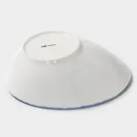 Салатник Magistro Blue Lagoon, 550 мл, 18.1&times;14.2 см, фарфор, белый