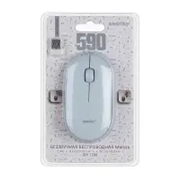 Мышь беспроводная Dual Bluetooth+USB Smartbuy SBM-590D-B голубой (SBM-590D-B)/40/