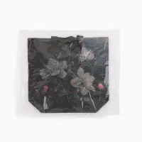 Сумка хозяйственная &laquo;Букет&raquo;, без застёжки, 32&times;10&times;26 см, чёрная