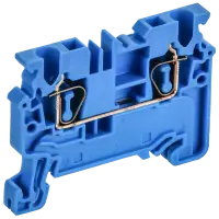 ARMAFIX Клемма пружинная CX2.5 BU 2,5мм2 проходная синяя IEK