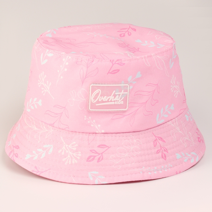 Панама детская для девочки Overhat, цвет розовый, р-р 54 Панама детская для девочки Overhat, цвет розовый, р-р 54