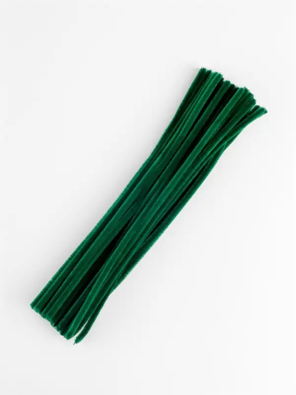 Синельная проволока, набор 50 шт., тёмно-зелёная, 30 см