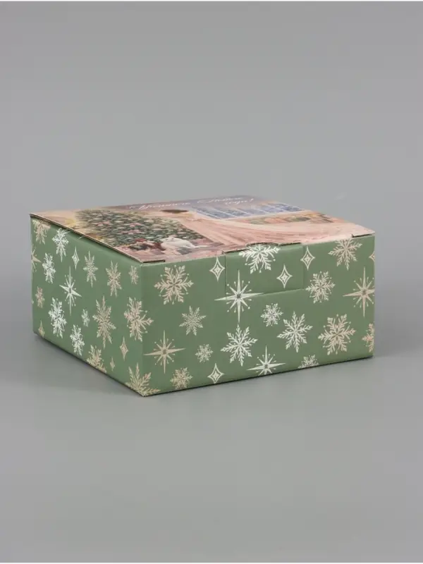 Коробка подарочная, самосборная &laquo;Сказочный Новый год&raquo;, 15&times;15&times;7 см