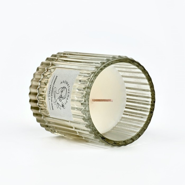 Свеча ароматическая в стекле «Ваниль», интерьерная Свеча ароматическая в стекле «Ваниль», интерьерная