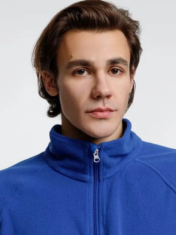 Куртка флисовая унисекс Fliska, ярко-синяя, размер M/L Куртка флисовая унисекс Fliska, ярко-синяя, размер M/L