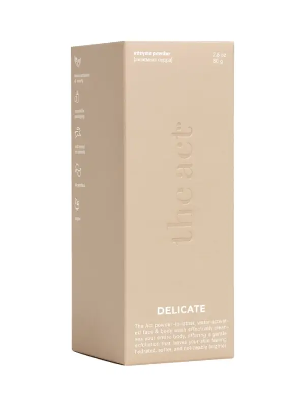 Энзимная пудра для лица и тела, 80 г, The Act