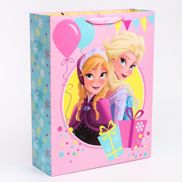 Пакет подарочный, 31х40х11 см, упаковка, Холодное сердце Пакет подарочный, 31х40х11 см, упаковка, Холодное сердце