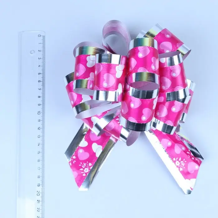 Бант-шар №5 «Воздушные сердца», розовый Бант-шар №5 «Воздушные сердца», розовый