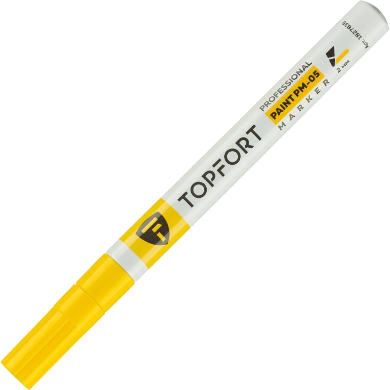 Маркер лаковый Topfort Paint 2 мм желтый