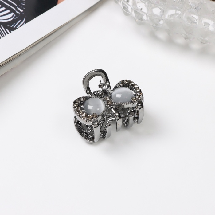 Краб для волос Краб для волос "Ширли стиль" бант, 2,5 см, чёрный