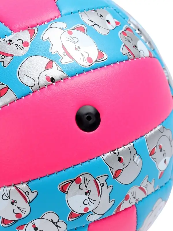 Волейбольный мяч ONLYTOP &laquo;Кошечка&raquo;, машинная сшивка, 18 панелей, р. 2, PVC