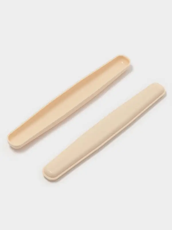 Футляр для зубной щётки, 21 см, молочный