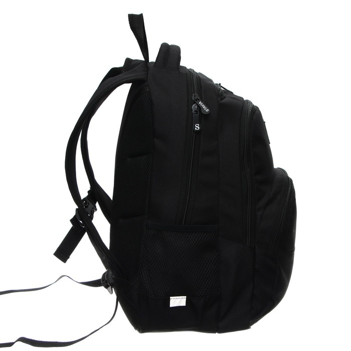 Рюкзак молодёжный, школьный, 44×34×13 см, эргономичная спинка, Stavia «Спутник» чёрный Рюкзак молодёжный, школьный, 44×34×13 см, эргономичная спинка, Stavia «Спутник» чёрный