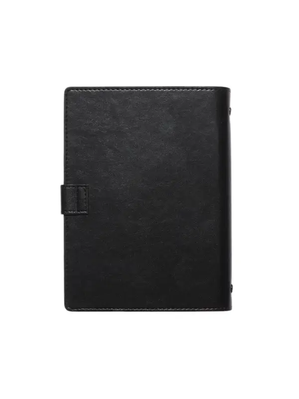 Органайзер на кольцах, C6, с хлястиком, 80л, линия, к/зам, Черный Органайзер на кольцах, C6, с хлястиком, 80л, линия, к/зам, Черный