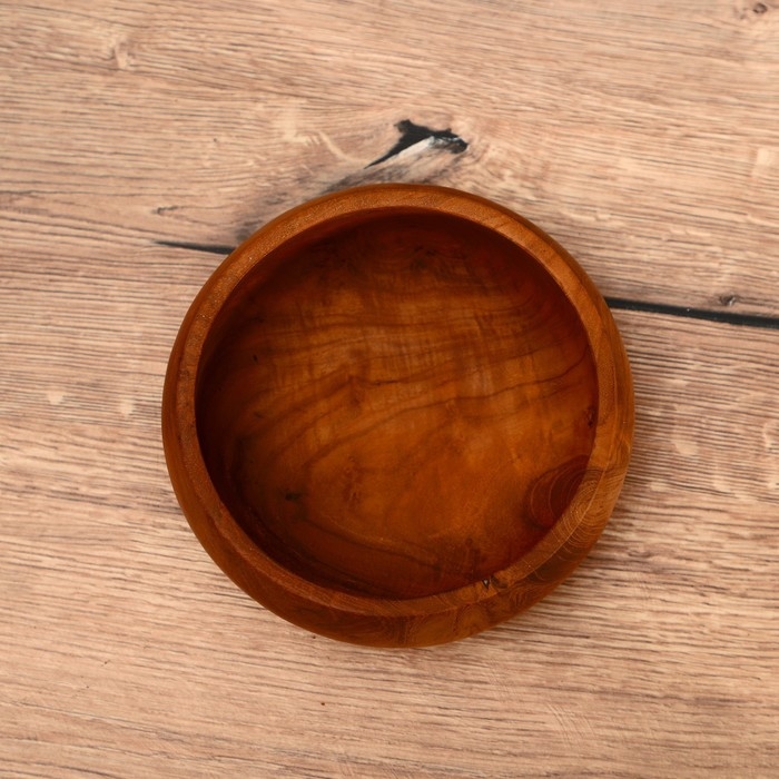 Салатник 18х18х8 см, тиковое дерево