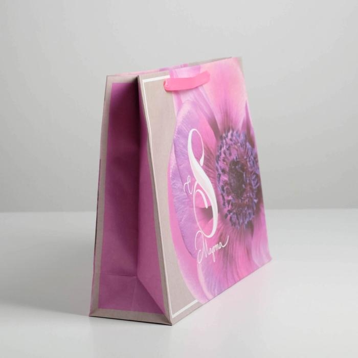 Пакет подарочный крафтовый горизонтальный, упаковка, «Волшебный праздник», L 40 х 31 х 11.5 см Пакет подарочный крафтовый горизонтальный, упаковка, «Волшебный праздник», L 40 х 31 х 11.5 см