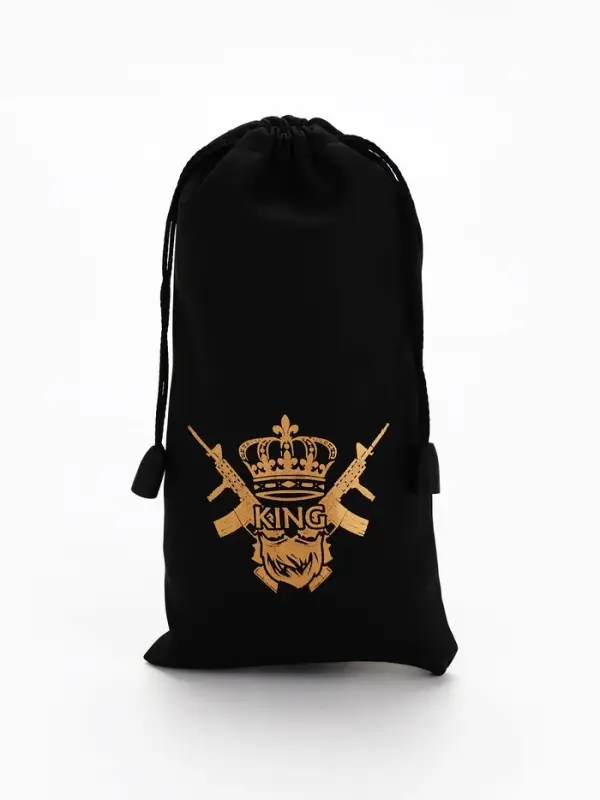 Стопки в чехле &laquo;Король&raquo;: нержавеющая сталь, набор 3 шт.&times;30 мл