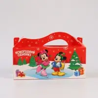 Коробка складная «Уютный Новый год», Микки Маус,  23 х 9 х 22,5 см