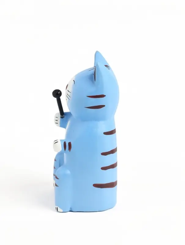 Фигурка &laquo;Кот с микрофоном&raquo;, 3&times;4&times;8 см, дерево, МИКС