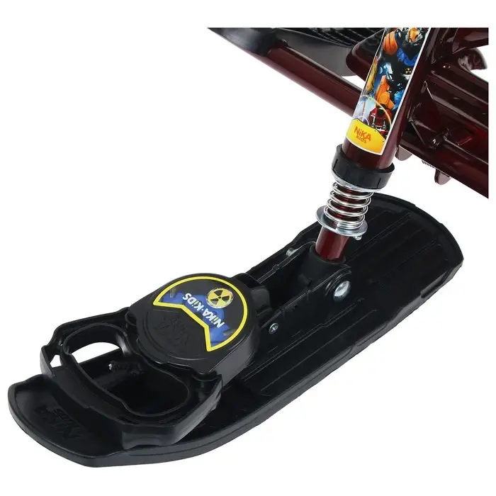 Снегокат «Ника-джамп» Робот, бордовый, чёрный, СНД1/Р2 Nika Kids Снегокат «Ника-джамп» Робот, бордовый, чёрный, СНД1/Р2 Nika Kids