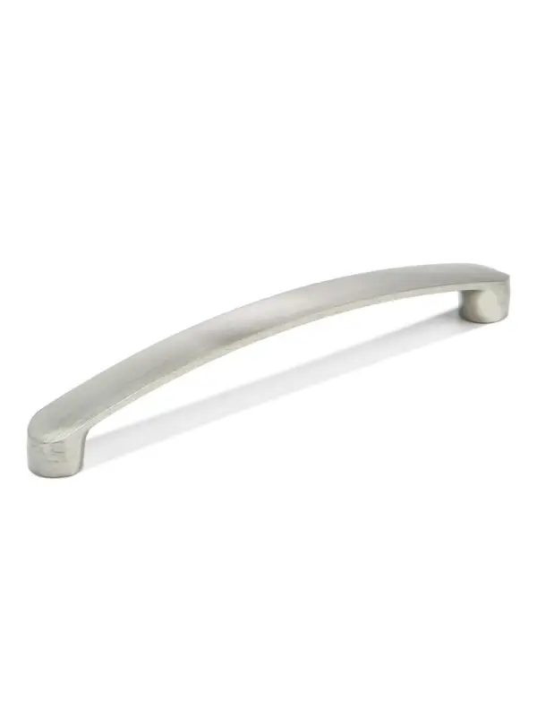 Ручка-скоба мебельная ТУНДРА РС133, м/о 128 мм, цвет матовый никель