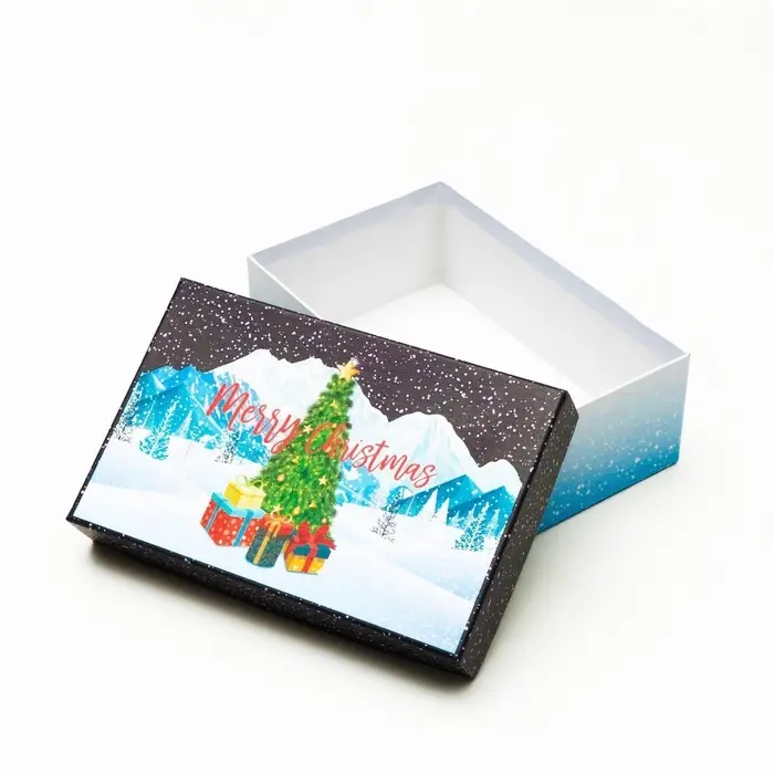 Набор подарочных новогодних коробок 3 в 1 Merry christmas, 23&times;16&times;9.5 - 19&times;12&times;6.5 см