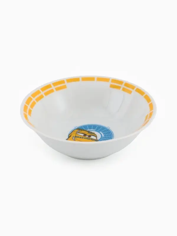 Набор посуды керамической детской, 3 предмета: кружка 200 мл, тарелка 19 см, салатник 250 мл, Тачки