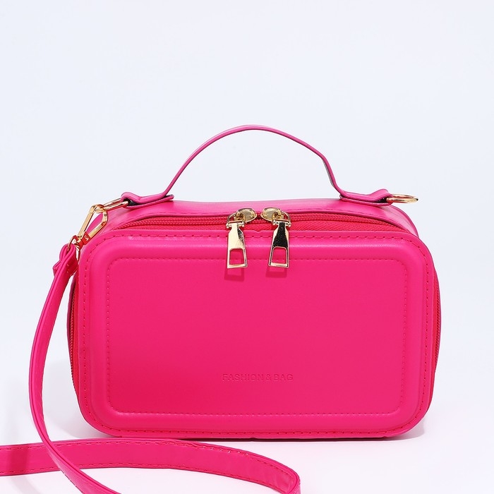 Сумка кросс-боди на молнии, цвет розовый Сумка кросс-боди на молнии, цвет розовый