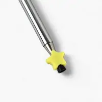 Ручка с пером МИКС, чёрная паста, длина 25 см