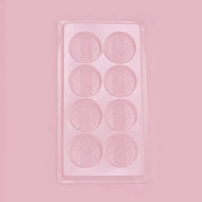 Форма для шоколада и конфет «Зигзаг», 8 ячеек, 22×11 см, прозрачная